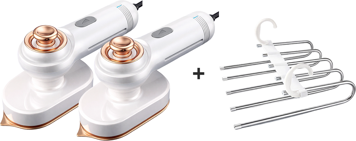 🥳2026 HOT SALE💞 50% OFF! Steam Iron & Steamer 2-in-1 – Kills 99.99% mites & bacteria. 5s preheat, 150ml tank. Ceramic plate, even heat. Safe for silk to cotton. Your fabric care essential. 🛡️🌿