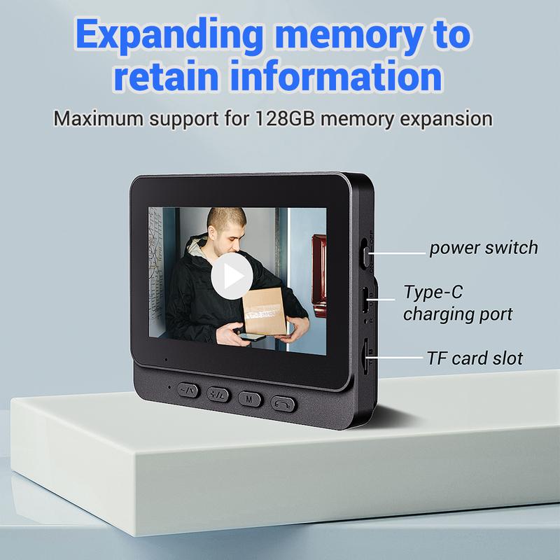 💐50% OFF ! Doorbell Camera with Screen – 4.3-Inch Display, Easy Setup 📱🔔