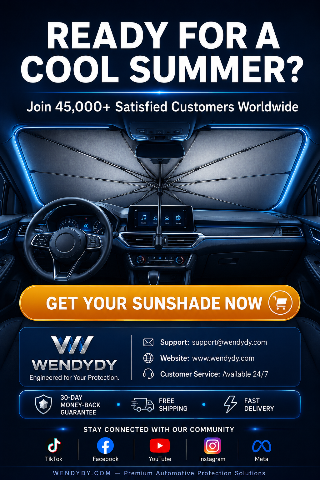 ☀New Arrivals – 50% Off For A Limited Time✨️ - 2026 Upgraded Car Windshield Sun Shade Umbrella