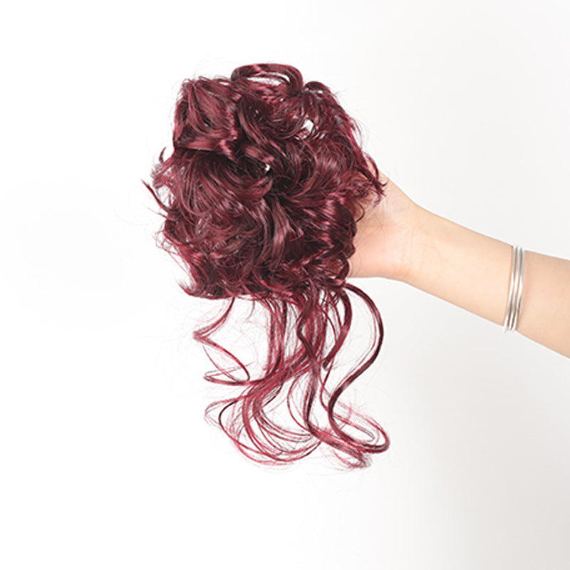 💗LAST DAY - BUY 1 GET 1 FREE + FREE GIFT!!💗Messy Curly Hair Bun Scrunchie Extensions1