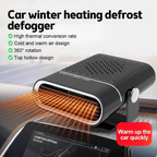 🔥New Upgrade Portable Car Heater, 60s Fast Demisting Defroster
