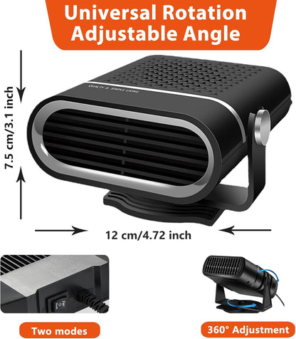 🔥New Upgrade Portable Car Heater, 60s Fast Demisting Defroster