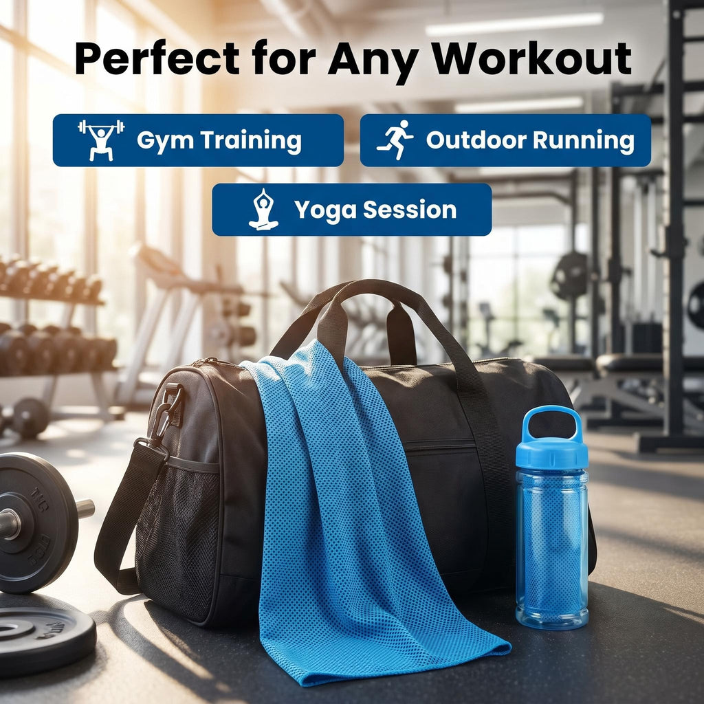 ⏰Last Day Buy 1 Get 1 Free❄💦Cold Sweat Towel You Can Use Anywhere, Anytime! Reusable Soft Absorbent Cooling Portable– UK Ready!