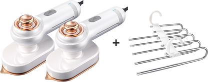 🥳2026 HOT SALE💞 50% OFF! Steam Iron & Steamer 2-in-1 – Kills 99.99% mites & bacteria. 5s preheat, 150ml tank. Ceramic plate, even heat. Safe for silk to cotton. Your fabric care essential. 🛡️🌿
