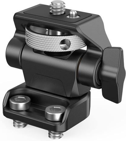 📷Camera Monitor Mount with Cold Shoe Adapter, 360° Swivel and 180°