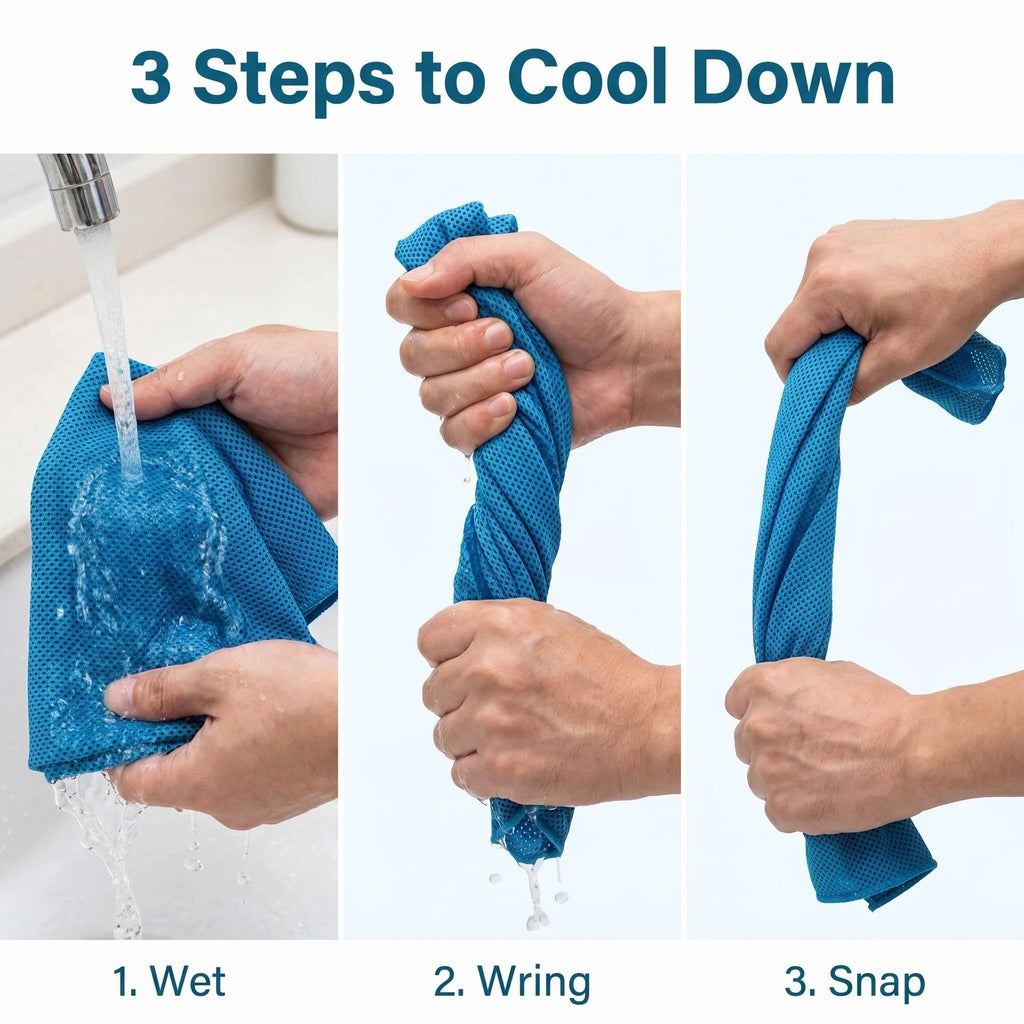 ⏰Last Day Buy 1 Get 1 Free❄💦Cold Sweat Towel You Can Use Anywhere, Anytime! Reusable Soft Absorbent Cooling Portable– UK Ready!