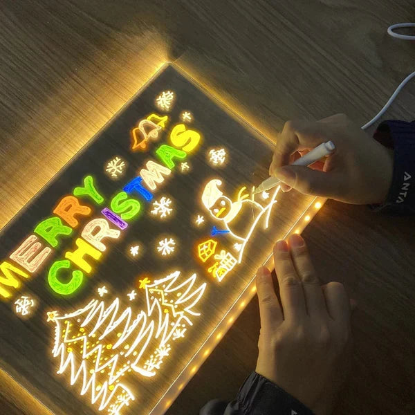 ✨LAST WEEK SPECIAL PRICE: ￡10.99!!⏳🎨Luminous Led Drawing Board For Children