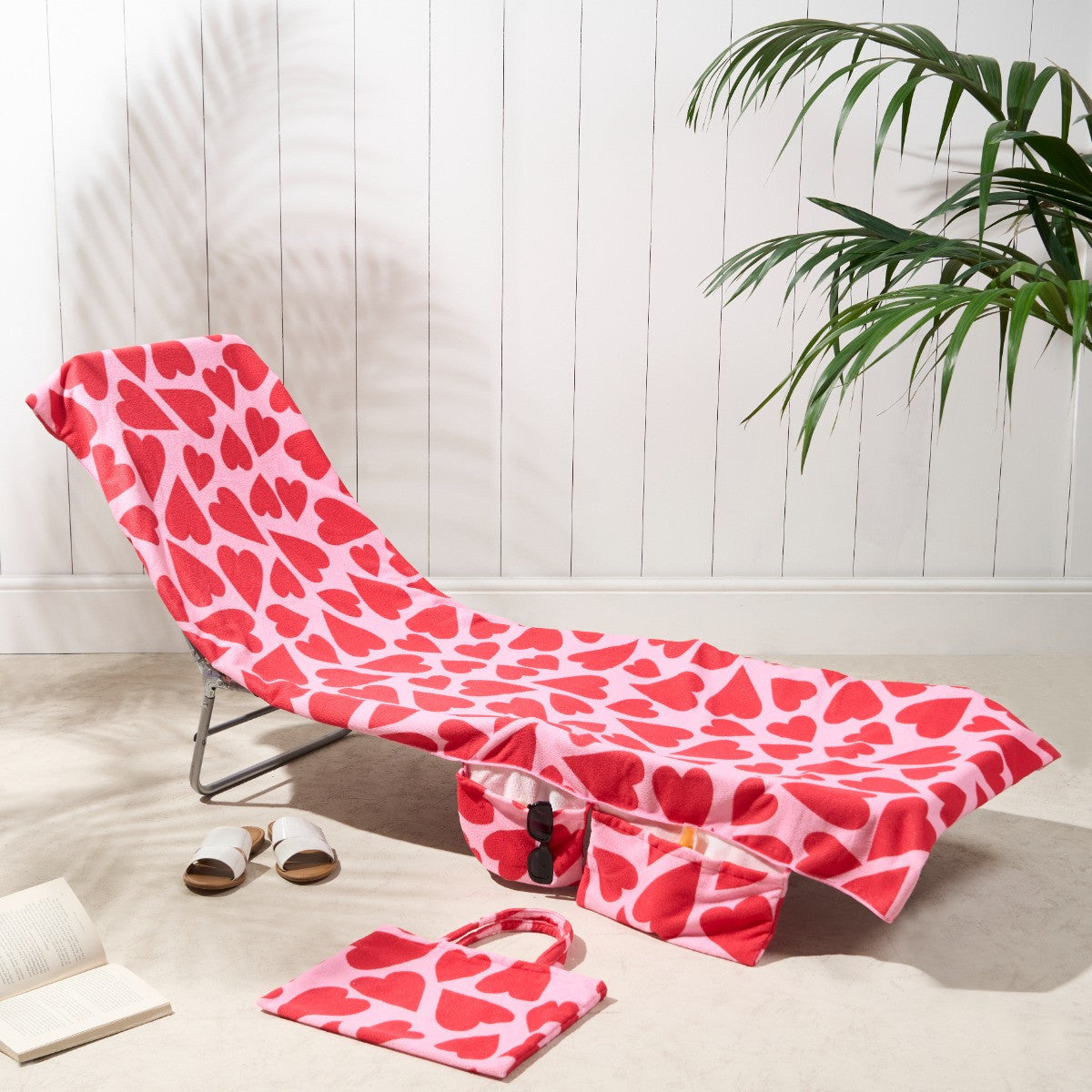 🏖️Limited Time Sale 50% OFF!🌞OHS Sun Lounger Towel with Pockets & Carry Bag 🏖️  Extra-Large Microfibre Beach Towel – Quick-Dry, Lightweight & Sand-Resistant☀️🇬🇧✨