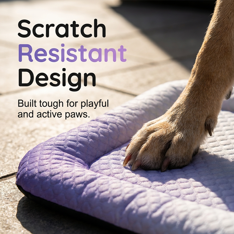 🔥LAST DAY SALE ONLY￡7.99!!❄Pawchill™🇬🇧Pet Cooling Mat for Dogs & Cats 🐾  Naturally Cool Ice-Silk Pad • Breathable, Washable & Soft 🌿  For Floors, Sofas & Car Travel • Multiple Sizes • Gradient Colours ☀️🐶🐱
