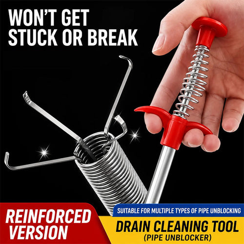 🚿Professional Drain Clog Remover Tool – A Must-Have For Every Home