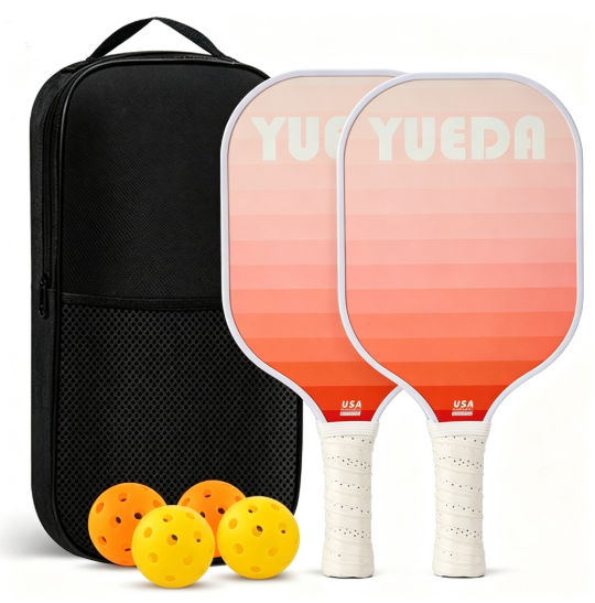 🥎 50% OFF NOW! Gradient Pink Pickleball Set – 2 Fibreglass Paddles, 4 Pickle Balls & Portable Carry Bag – USAPA Approved, Lightweight & Perfect for Beginners & Adults, Indoors & Outdoors ✨