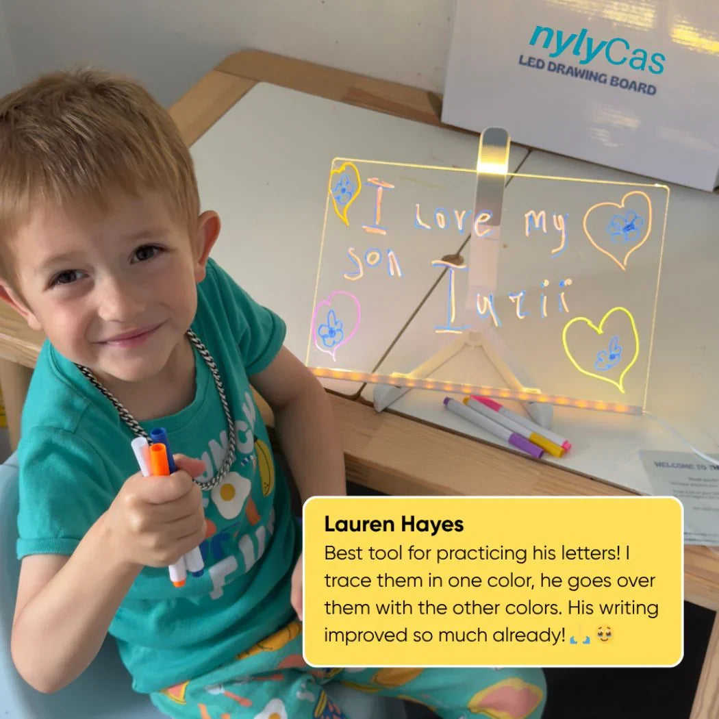 ✨LAST WEEK SPECIAL PRICE: ￡10.99!!⏳🎨Luminous Led Drawing Board For Children
