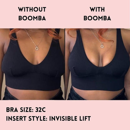 💕LAST DAY SALE ONLY ￡7.99!!💕OUFALI Lift Inserts for Bras – Lightly Padded, Double-Sided Adhesive👙 Reusable, Washable • Natural Lift • Seamless Under Clothing ✨