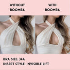 💕LAST DAY SALE ONLY ￡7.99!!💕OUFALI Lift Inserts for Bras – Lightly Padded, Double-Sided Adhesive👙 Reusable, Washable • Natural Lift • Seamless Under Clothing ✨
