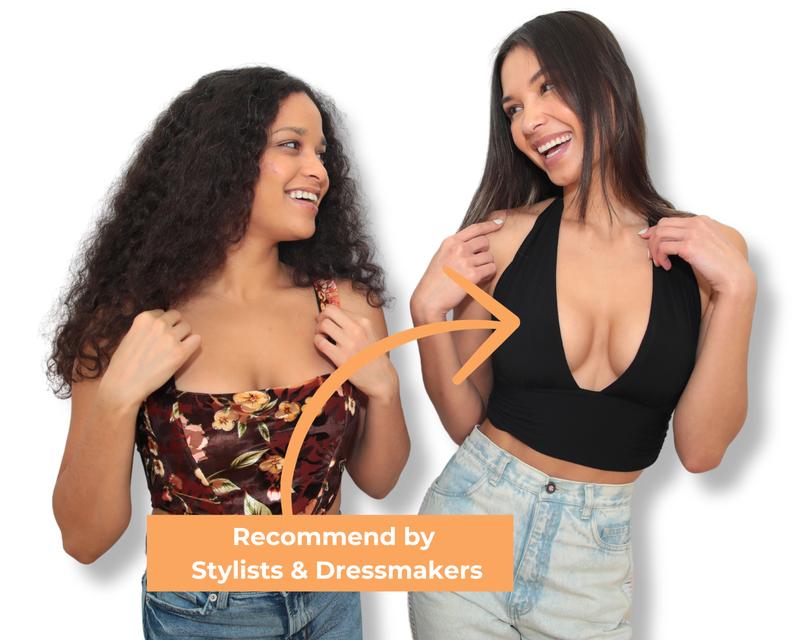 💕LAST DAY SALE ONLY ￡7.99!!💕OUFALI Lift Inserts for Bras – Lightly Padded, Double-Sided Adhesive👙 Reusable, Washable • Natural Lift • Seamless Under Clothing ✨