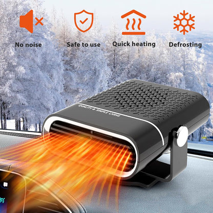 🔥New Upgrade Portable Car Heater, 60s Fast Demisting Defroster