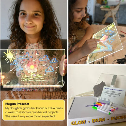 ✨LAST WEEK SPECIAL PRICE: ￡10.99!!⏳🎨Luminous Led Drawing Board For Children