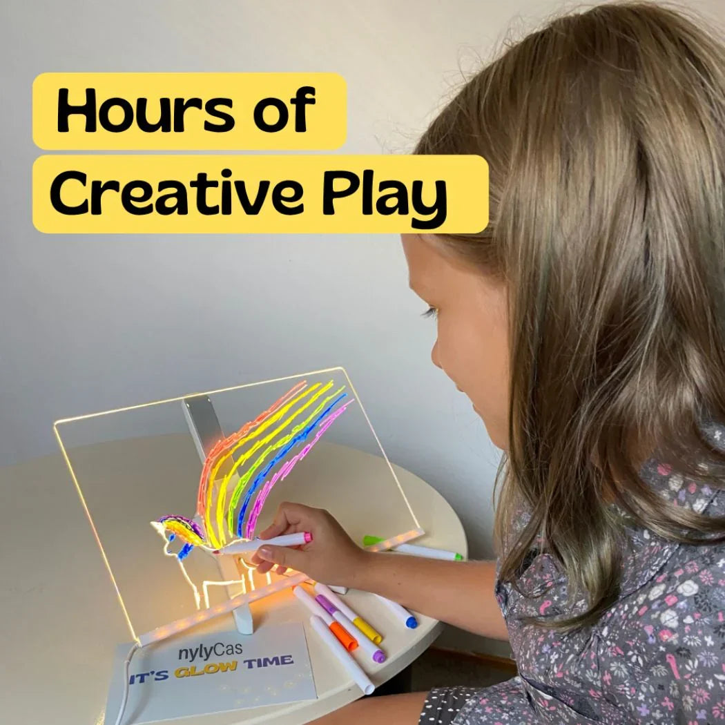 ✨LAST WEEK SPECIAL PRICE: ￡10.99!!⏳🎨Luminous Led Drawing Board For Children