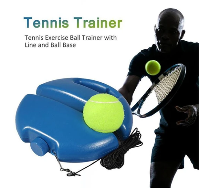 KIT Tennis Trainer – Self-study tool, adjustable height & stable base – improves your swing and accuracy anywhere 💪