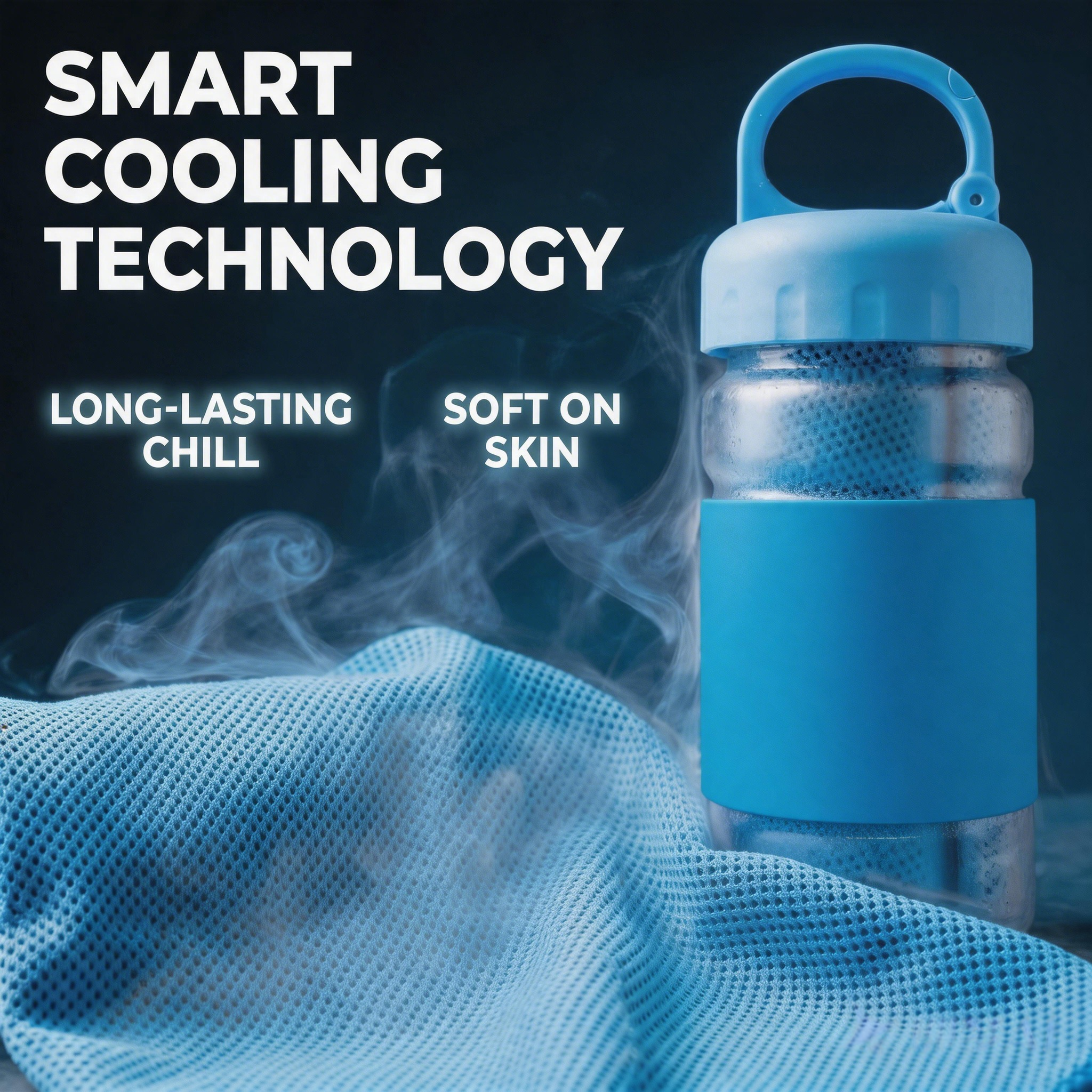 ⏰Last Day Buy 1 Get 1 Free❄💦Cold Sweat Towel You Can Use Anywhere, Anytime! Reusable Soft Absorbent Cooling Portable– UK Ready!