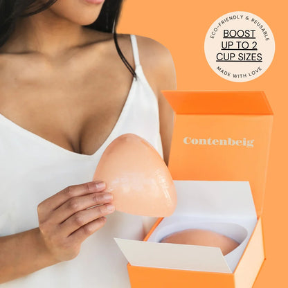 💕LAST DAY SALE ONLY ￡7.99!!💕OUFALI Lift Inserts for Bras – Lightly Padded, Double-Sided Adhesive👙 Reusable, Washable • Natural Lift • Seamless Under Clothing ✨