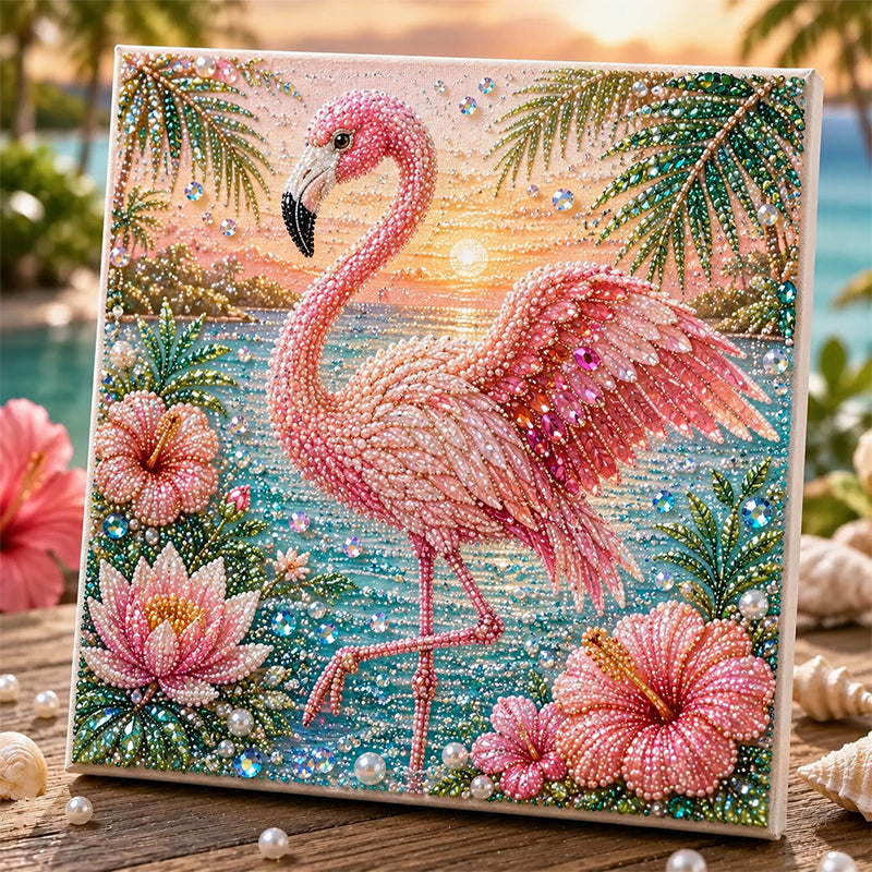 🏆 Last Day Special Price £9.99🦬✨ Highland Cow Pearl Art DIY Kit – Relaxing DIY Craft to Create Stunning Coastal Artwork