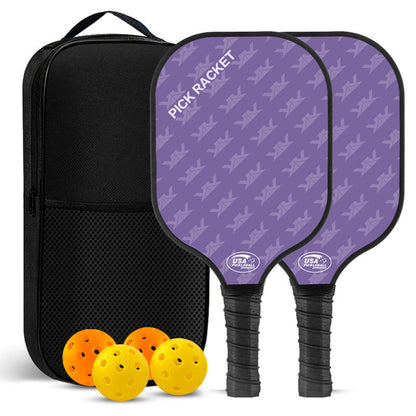 🥎 50% OFF NOW! Gradient Pink Pickleball Set – 2 Fibreglass Paddles, 4 Pickle Balls & Portable Carry Bag – USAPA Approved, Lightweight & Perfect for Beginners & Adults, Indoors & Outdoors ✨