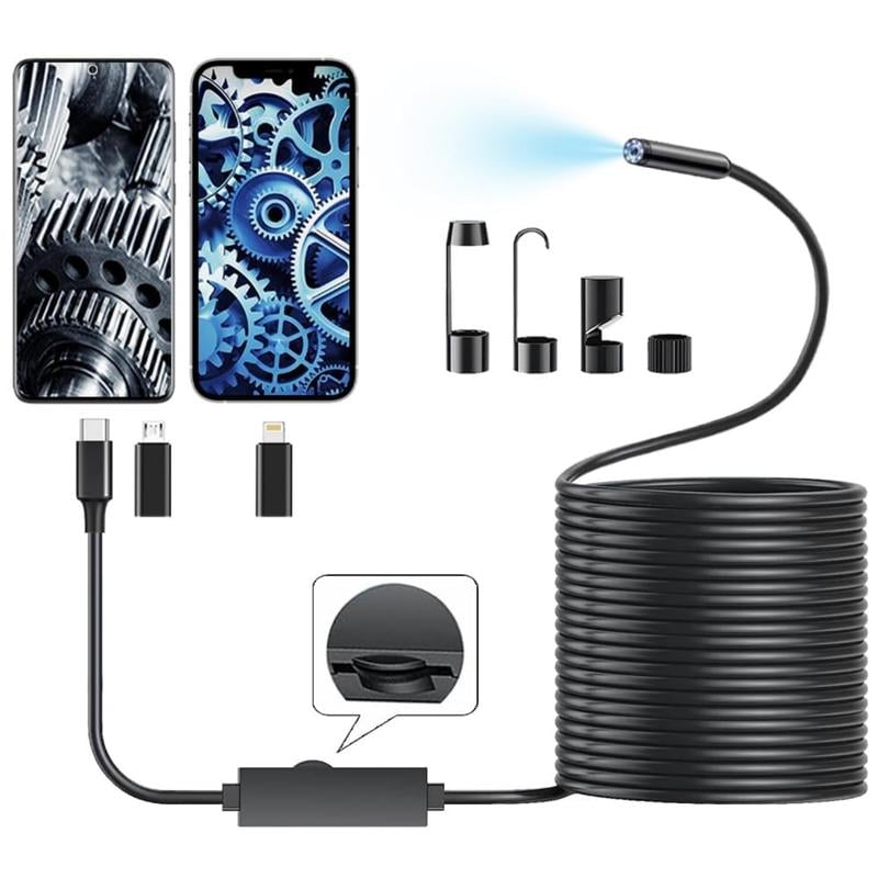 📢 Last Day 50% Off ⏳16.4ft HD Endoscope Camera for iPhone & Android