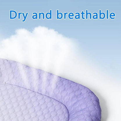 🔥LAST DAY SALE ONLY￡7.99!!❄Pawchill™🇬🇧Pet Cooling Mat for Dogs & Cats 🐾  Naturally Cool Ice-Silk Pad • Breathable, Washable & Soft 🌿  For Floors, Sofas & Car Travel • Multiple Sizes • Gradient Colours ☀️🐶🐱