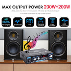 🔥While Supplies Last 40% OFF!🎉 AK35 Stereo Amplifier Home Audio Bluetooth 5.0 Max