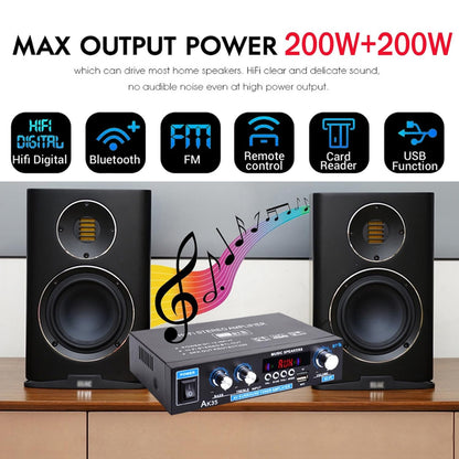 🔥While Supplies Last 40% OFF!🎉 AK35 Stereo Amplifier Home Audio Bluetooth 5.0 Max