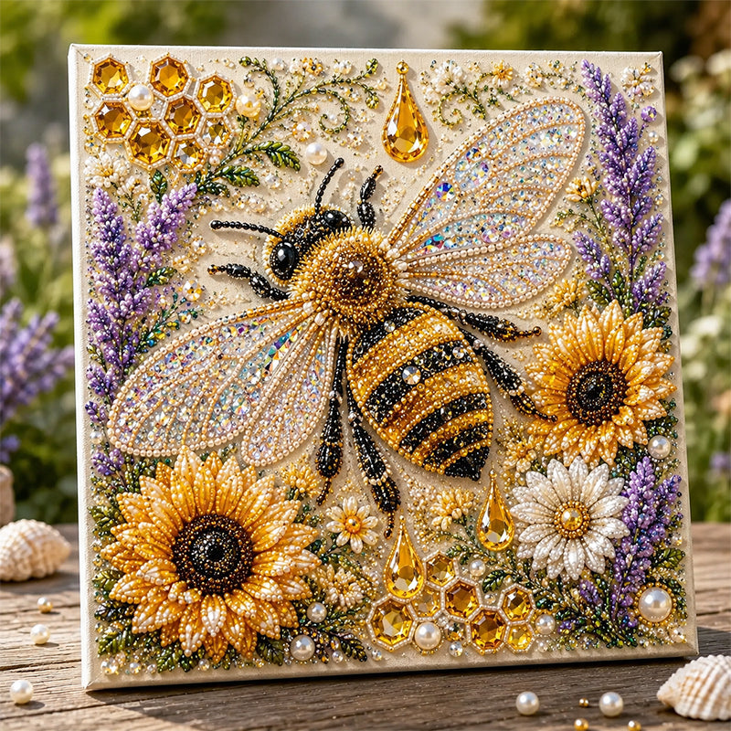 🏆 Last Day Special Price £9.99🦬✨ Highland Cow Pearl Art DIY Kit – Relaxing DIY Craft to Create Stunning Coastal Artwork