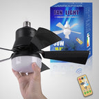 🏆LAST DAY SALE ONLY￡16.99 with Socket!!🎁🔥SmartBreez™ PRO 40W LED Ceiling Fan Light – 20.5” Ultra-Quiet with Remote 🎯 | E27 + FREE B22 Adapter 🔌 | For Bedroom 😴, Kitchen 👩‍🍳 & Garage 🛠️ – UK Ready! 🇬🇧