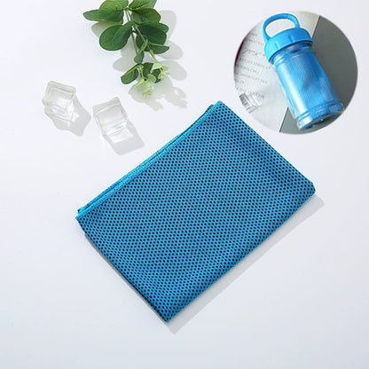 ⏰Last Day Buy 1 Get 1 Free❄(Each only ￡3.99)💦Cold Sweat Towel You Can Use Anywhere, Anytime! Reusable Soft Absorbent Cooling Portable– UK Ready! 🇬🇧