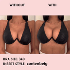 💕LAST DAY SALE ONLY ￡7.99!!💕OUFALI Lift Inserts for Bras – Lightly Padded, Double-Sided Adhesive👙 Reusable, Washable • Natural Lift • Seamless Under Clothing ✨