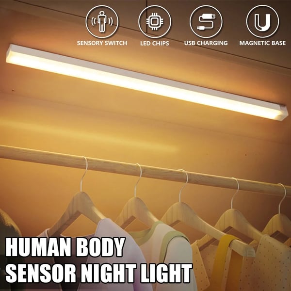 🎉LAST DAY 50% OFF💡Punch-free Smart Sensor Magnetic Rechargeable LED Lights