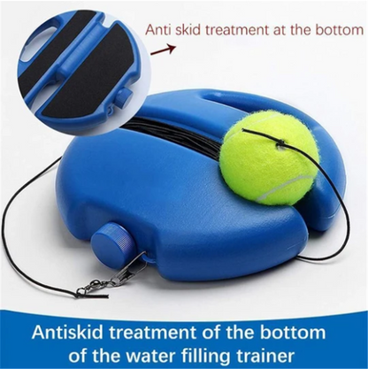 KIT Tennis Trainer – Self-study tool, adjustable height & stable base – improves your swing and accuracy anywhere 💪