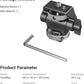 📷Camera Monitor Mount with Cold Shoe Adapter, 360° Swivel and 180°