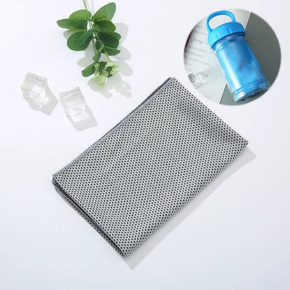 ⏰Last Day Buy 1 Get 1 Free❄(Each only ￡3.99)💦Cold Sweat Towel You Can Use Anywhere, Anytime! Reusable Soft Absorbent Cooling Portable– UK Ready! 🇬🇧