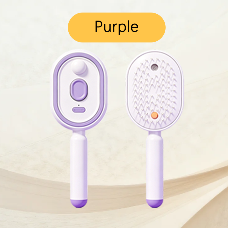 🔥ProGlide™🇬🇧 Scalp Massager Comb 💆‍♀️ – Self-Cleaning 🧼, Tangle-Free ✂️ & Frizz-Control Hair Brush with Soothing Mist Spray 💨✨ | Perfect for Dry, Brittle Hair 💧🌟