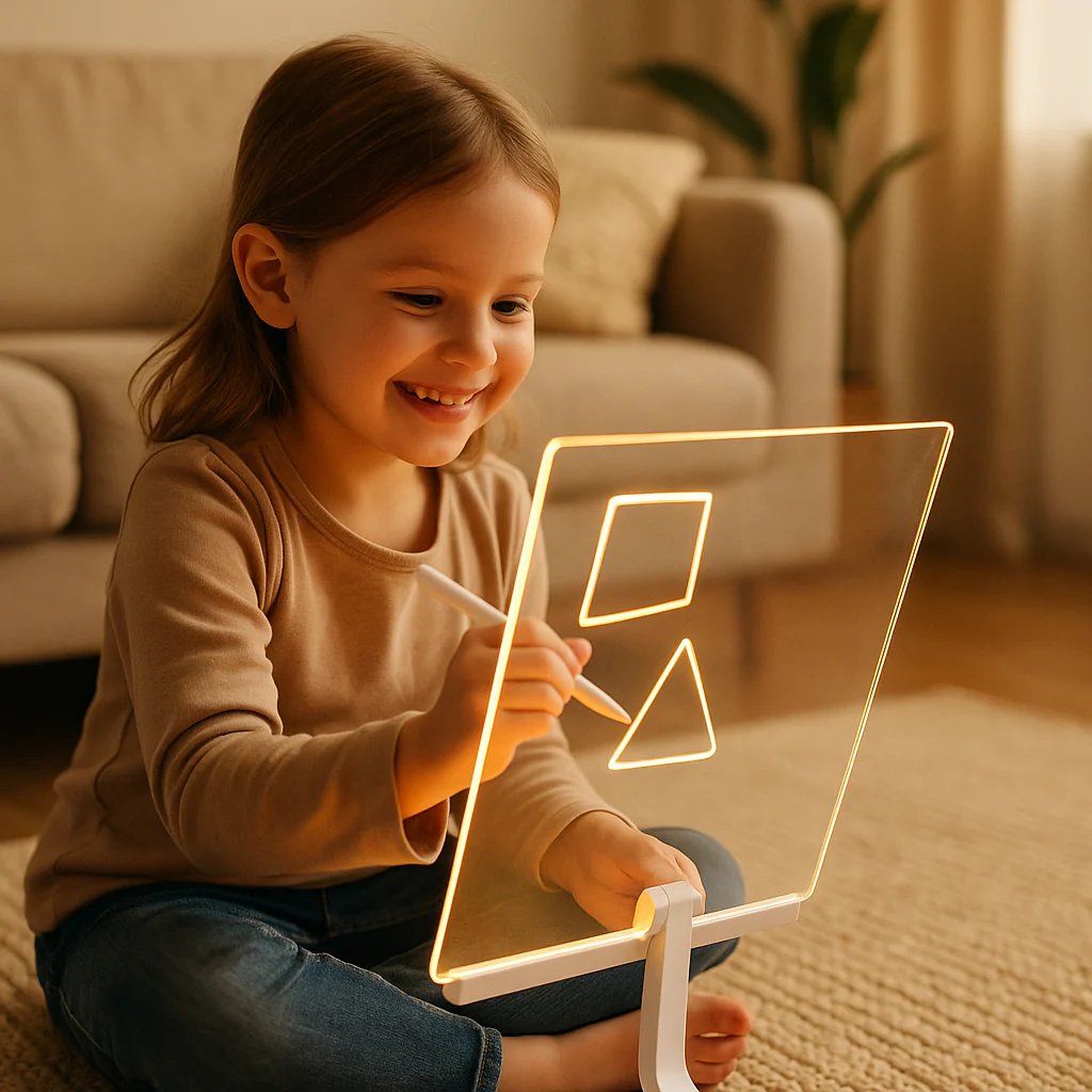 ✨LAST WEEK SPECIAL PRICE: ￡10.99!!⏳🎨Luminous Led Drawing Board For Children