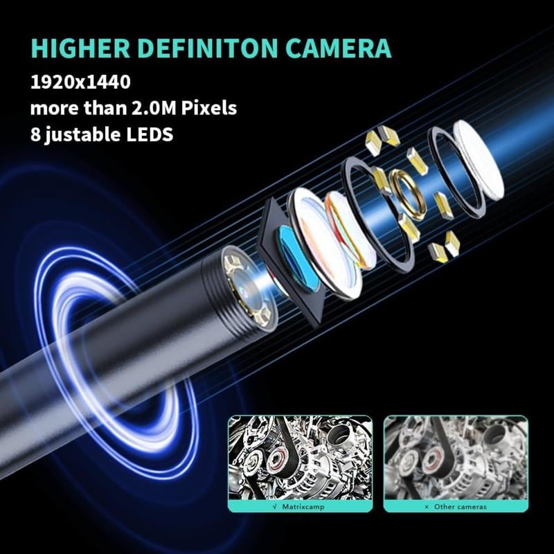 📢 Last Day 50% Off ⏳16.4ft HD Endoscope Camera for iPhone & Android