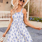 ⏰Hot Sale 49% Off💃Women's Summer Dresses Casual Square Neck Floral Sundress With Pockets