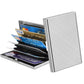 RFID Blocking Metal Card Holder - Ultra-Slim Stainless Steel Business Credit Card Case, Portable Pocket Secure ID Protector for Men’s Business Travel