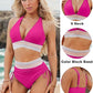 ⏰2026 Summer Hot Sale 60% OFF⏳High Waisted Tummy Control Color Block Bikini Set With Free Sunglass🕶️