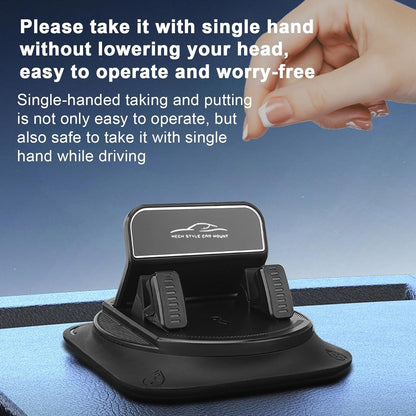⏳Limited-time 49% off & Super Fast Delivery⚡Dashboard Phone Holder - Adjustable Holder, Silicone Holder | Adhesive Car Organizer for Horizontal & Vertical Placement 🚗📱