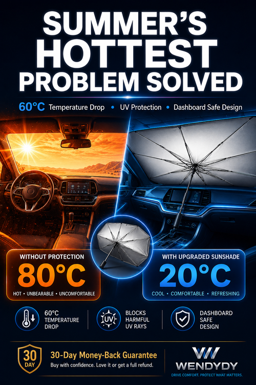 ☀New Arrivals – 50% Off For A Limited Time✨️ - 2026 Upgraded Car Windshield Sun Shade Umbrella
