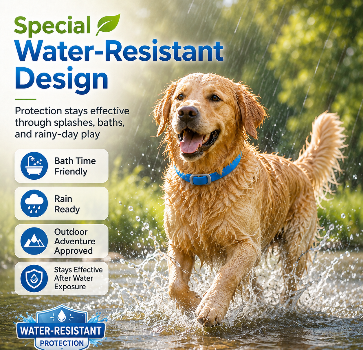 ⏰LIMITED TIME 50% OFF!🔥 Natural Essential Oil Pet Pest Repellent Collar - Adjustable Fit & Lightweight
