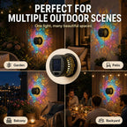 🌀💥Limited Sale Buy 1 Get 1 Free🌞💡Solar Mandala Wall Light Outdoor Garden Fence Projector Lamp Patio Ambient Decor