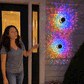🌀💥Limited Sale Buy 1 Get 1 Free🌞💡Solar Mandala Wall Light Outdoor Garden Fence Projector Lamp Patio Ambient Decor